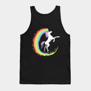 Leaping Unicorn Tank Top